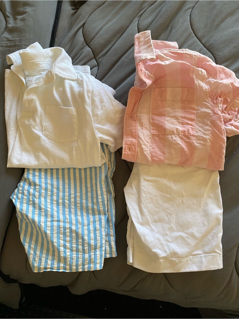 Boys crewcut shorts sets